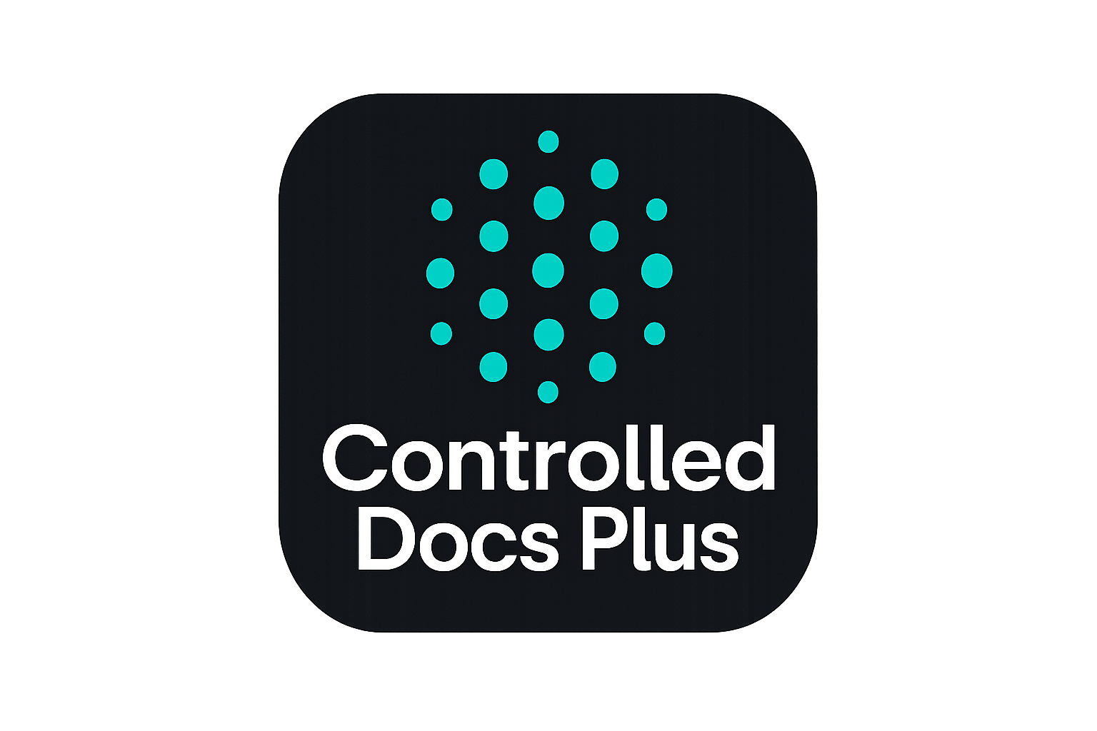 Controlled Docs Plus logo | controlled document management solution built on the M-Files metadata-driven content management platform.
