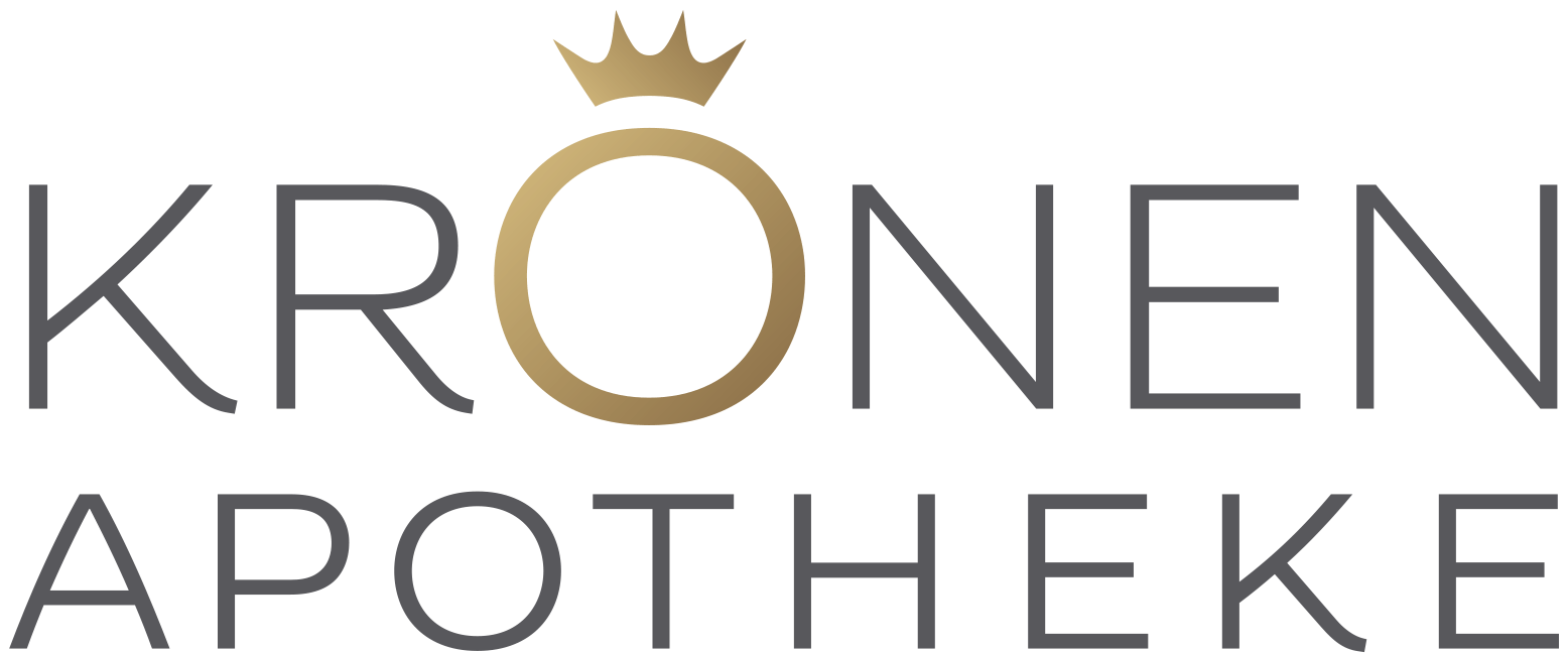 Das Logo der Kronen-Apotheke zeigt eine Krone.