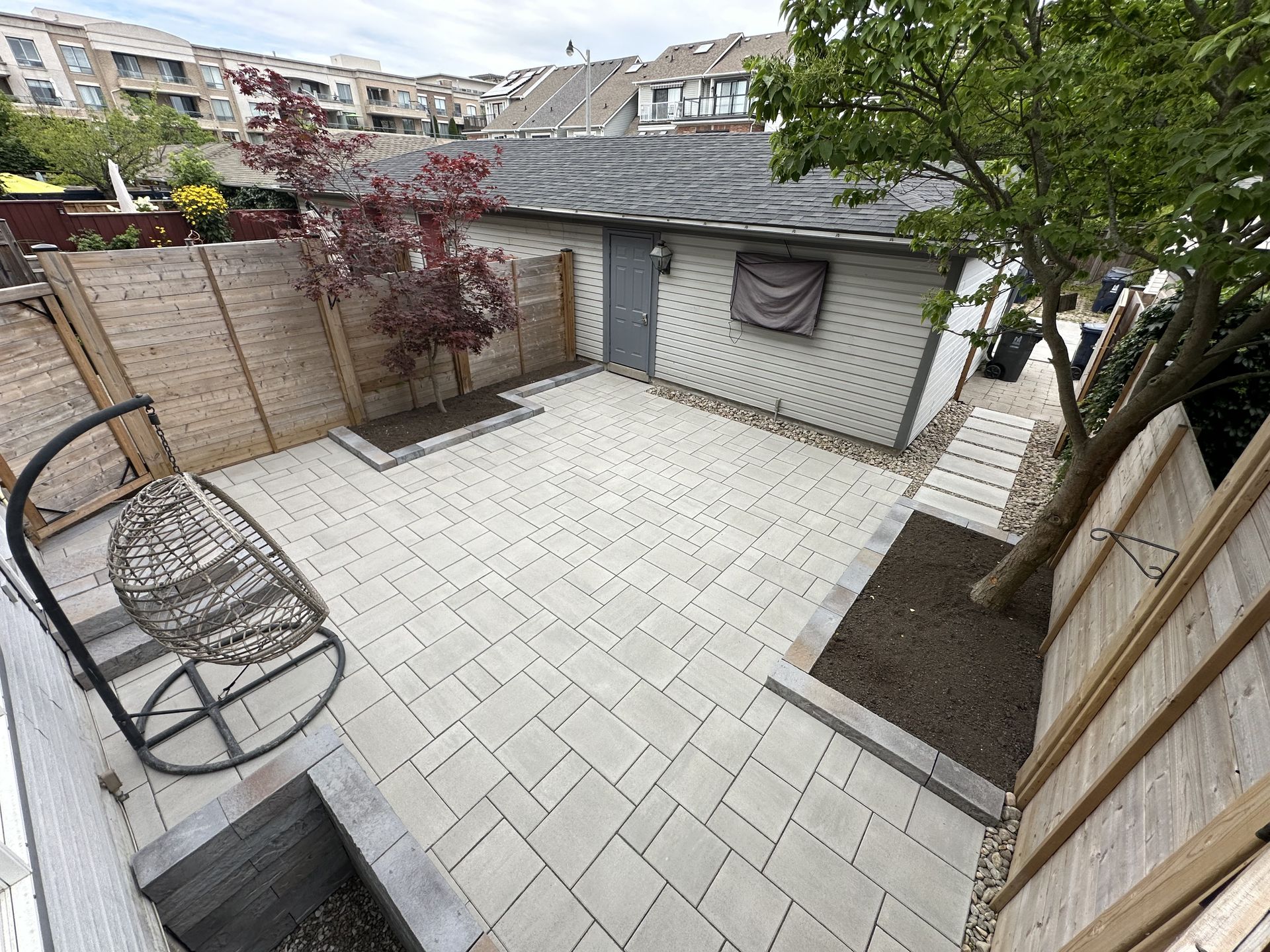 Ombrellone Da Patio Pure Garden – Blu, Diametro 2,7 M, Con Manovella, Ideale Per Balconi E Terrazzi