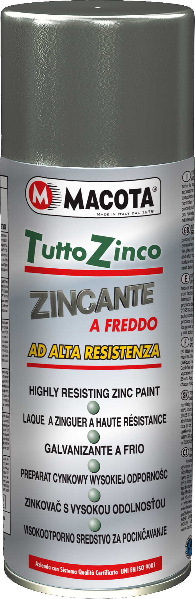TUTTO ZINCO: Zincante a freddo spray