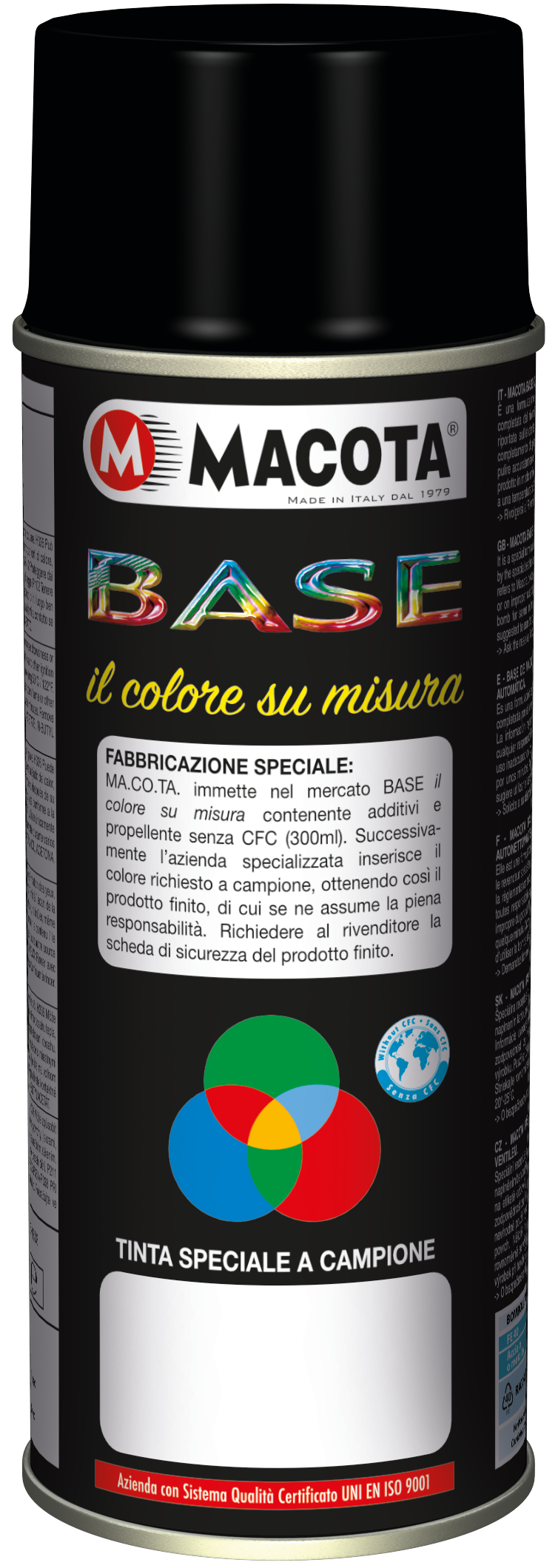 BASE PRECARICATA  AL SOLVENTE