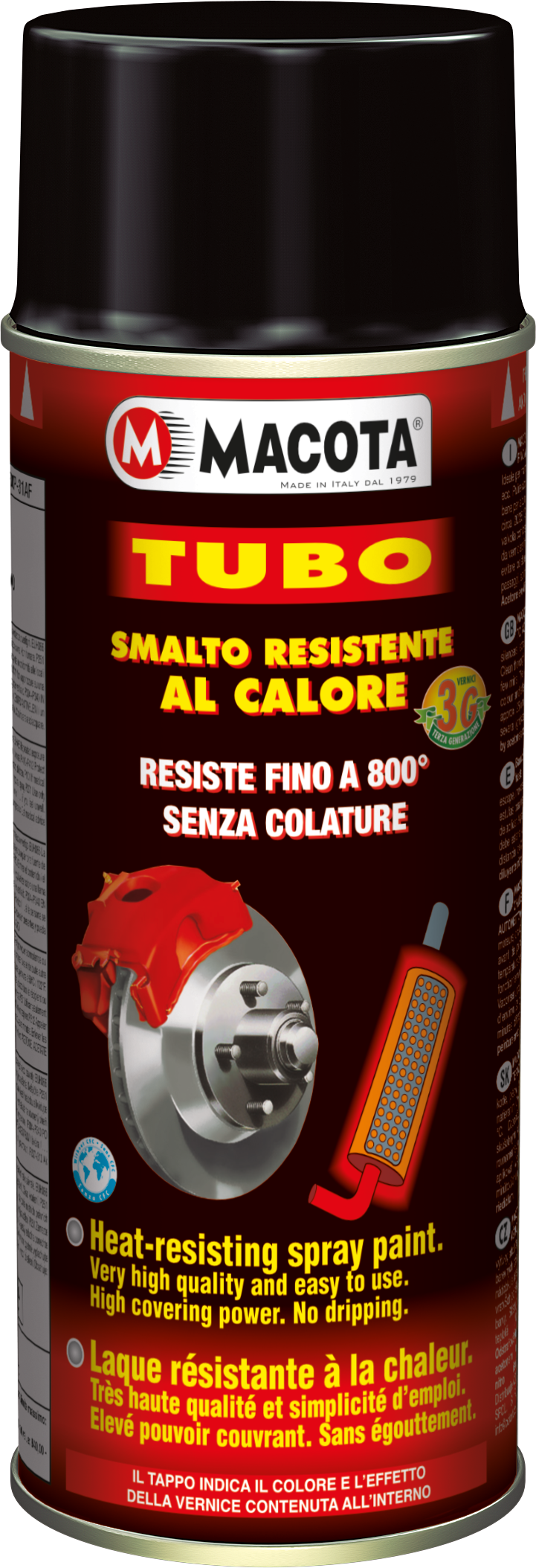 TUBO: Smalto speciale resistente alle alte temperature