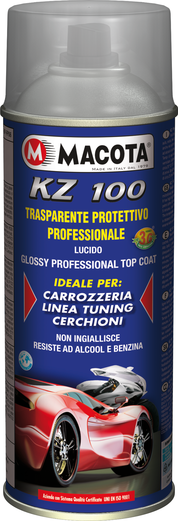 KZ100: Trasparente protettivo professionale 1K