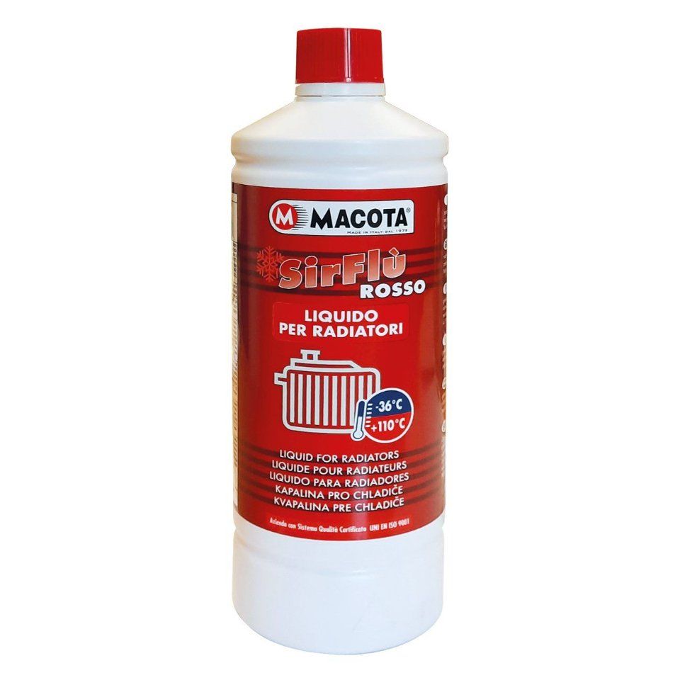SIRFLÙ ROSSO Anticongelante per radiatori moderni