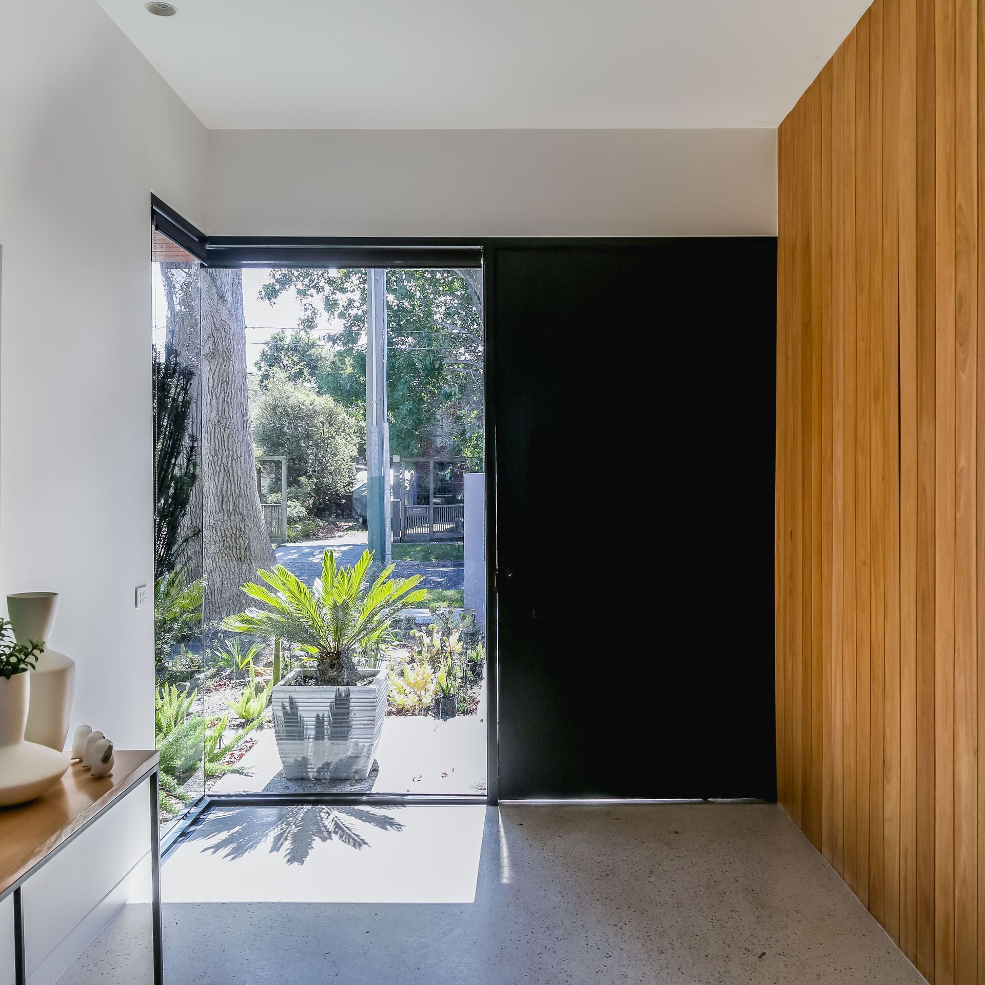 Front door glass