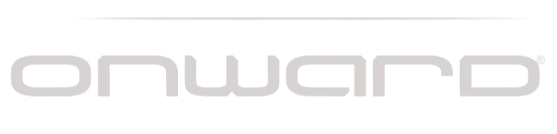 Light gray Onward wordmark logo on a white background