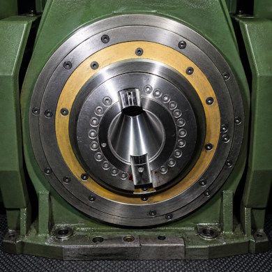 Locher field tech doing an On-Site Machine Tool Spindle Rebuilding