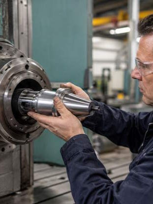 Locher Tech Handling a spindle taper