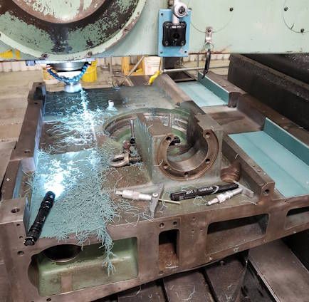Locher Tech Working on a Headstock Rebuild