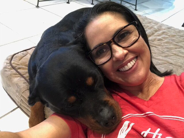 Nydia Menéndez With Her Dog - Fort Lauderdale, FL - Menéndez Law Firm Nydia Menéndez With Her Dog - Fort Lauderdale, FL - Menéndez Law Firm