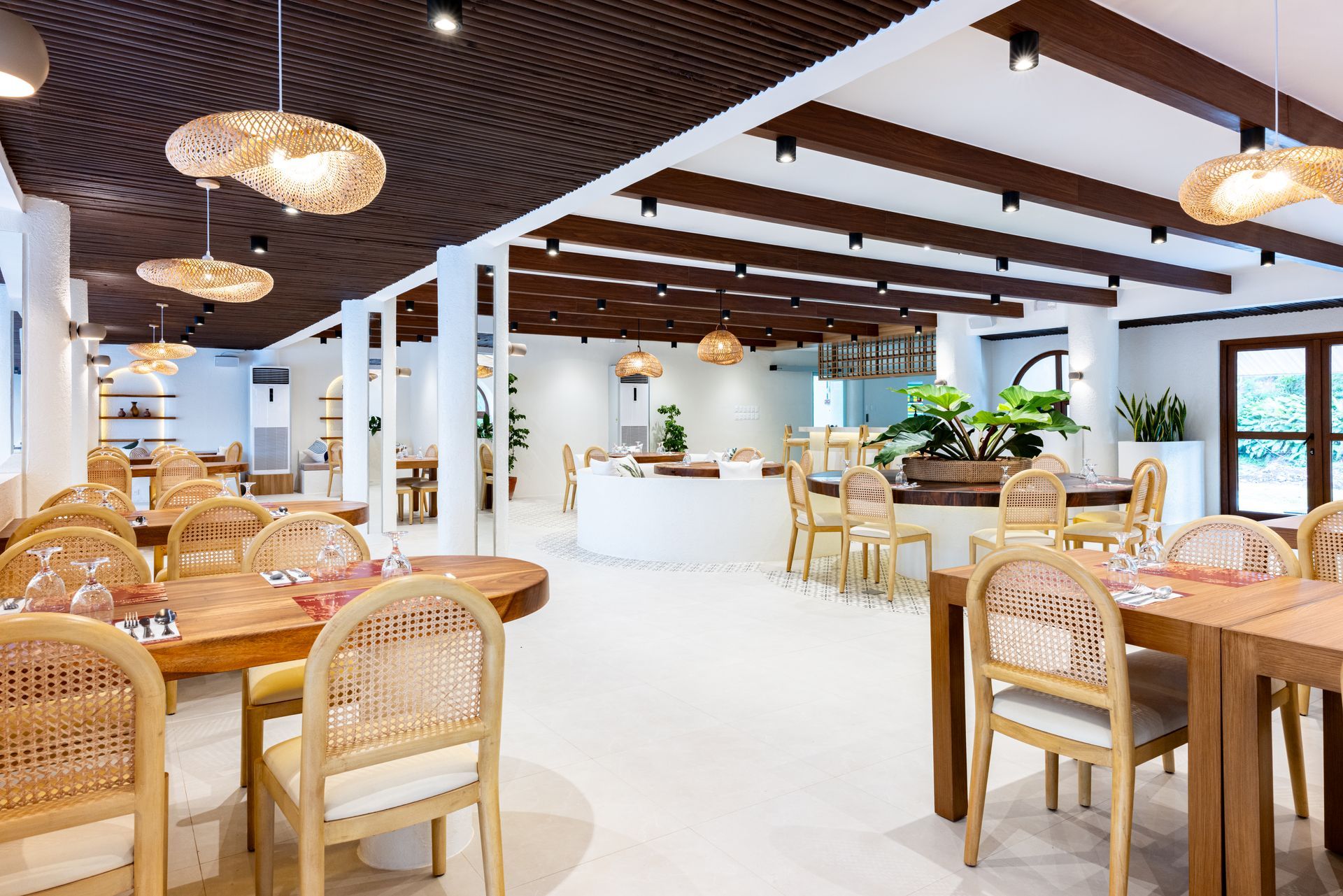 La Cocina restaurant at Costa Solana beach resort in Pagbilao Quezon with rattan
