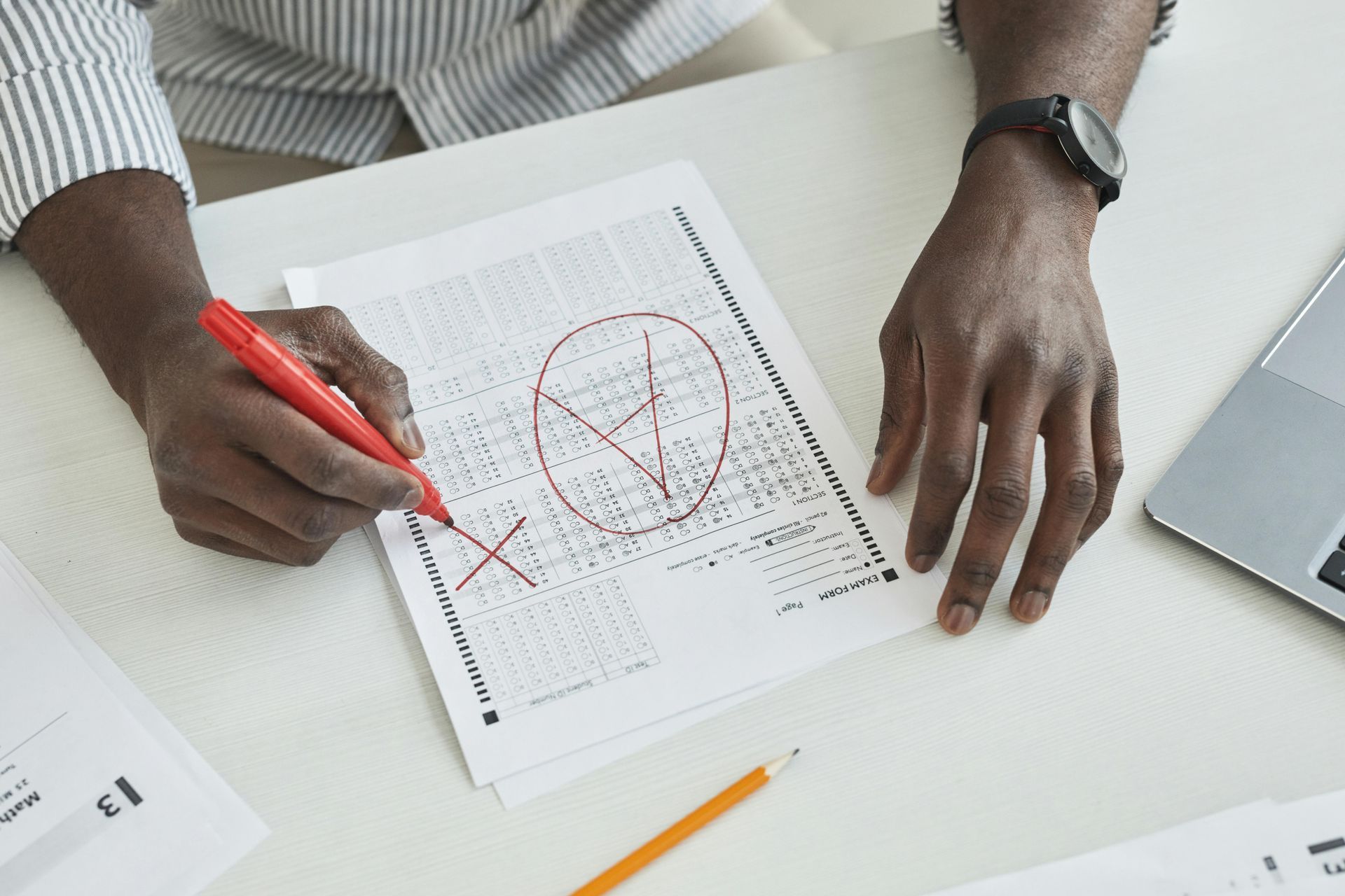 An assessment simulating AI readiness assessment