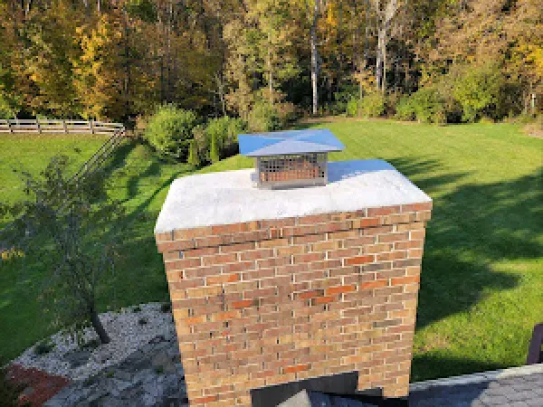 The before shot of a residential roof repair in Hamilton, OH by Haubner Construction