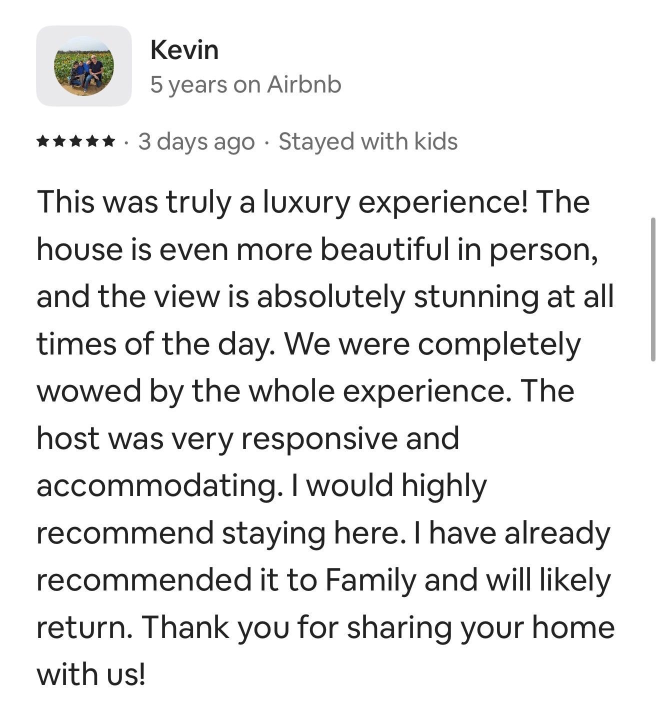 5 Stars review