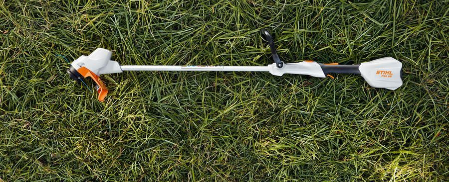 Grass Trimmer with Grass Background | Moonah, Tas | Stihl Moonah