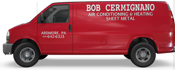 Bob cermignano air conditioning and heating sheet metal van