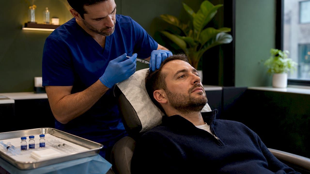 Local anaesthesia hair transplant explained