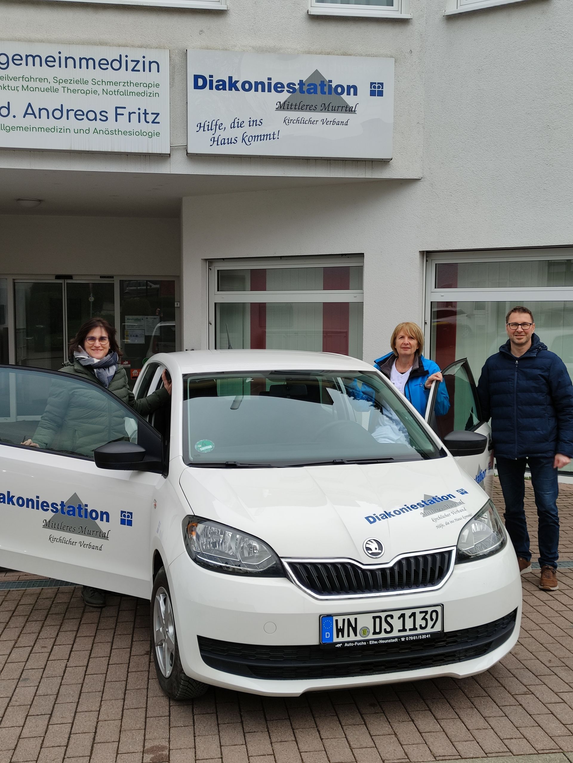 Diakoniestation Mittleres Murrtal, unser neues Auto