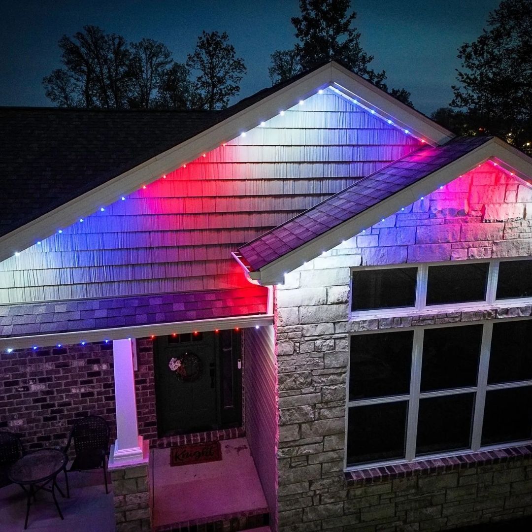 customizable permanent Christmas lights