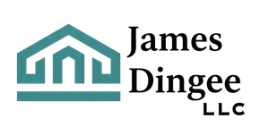 Logo of "James Dingee" with a teal house-like symbol.