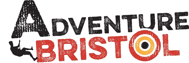 Adventure Bristol logo with a climber silhouette and target design.