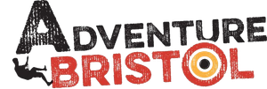 Adventure Bristol logo with a climber silhouette and target design.