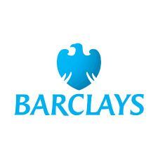 Barclays logo: blue eagle symbol above the word