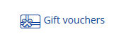 Icon of a gift card with a bow and the text 
