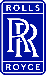 Rolls-Royce logo: white
