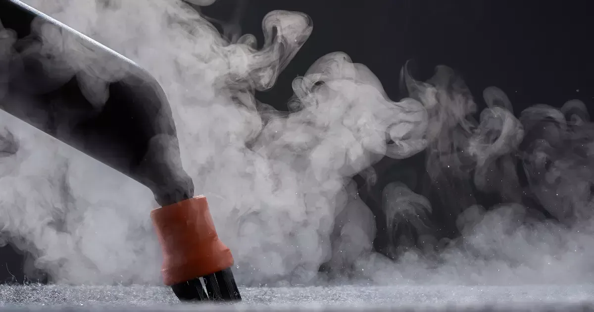 A close up of a vacuum cleaner