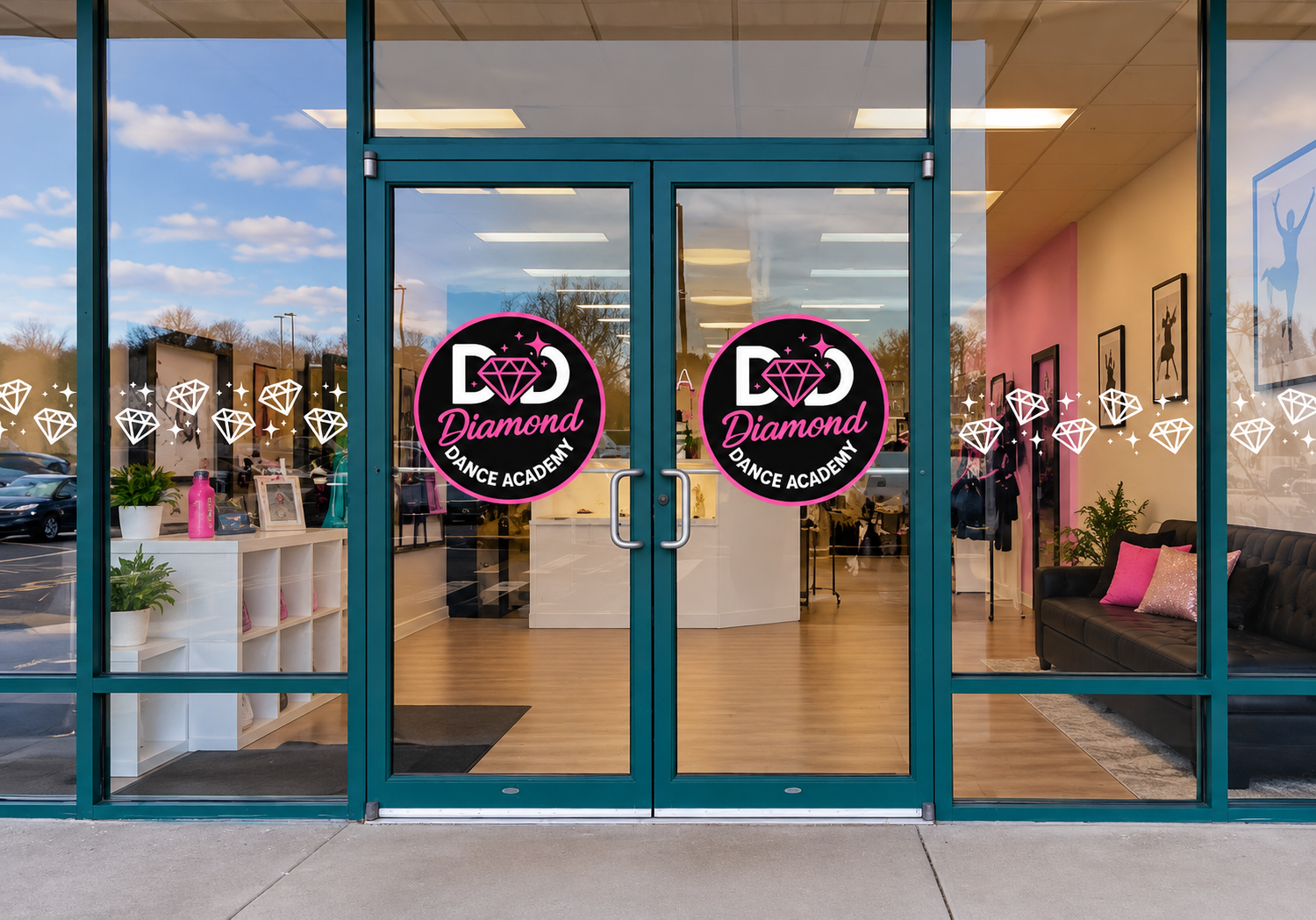 Diamond Dance Academy storefront in Jackson, NJ