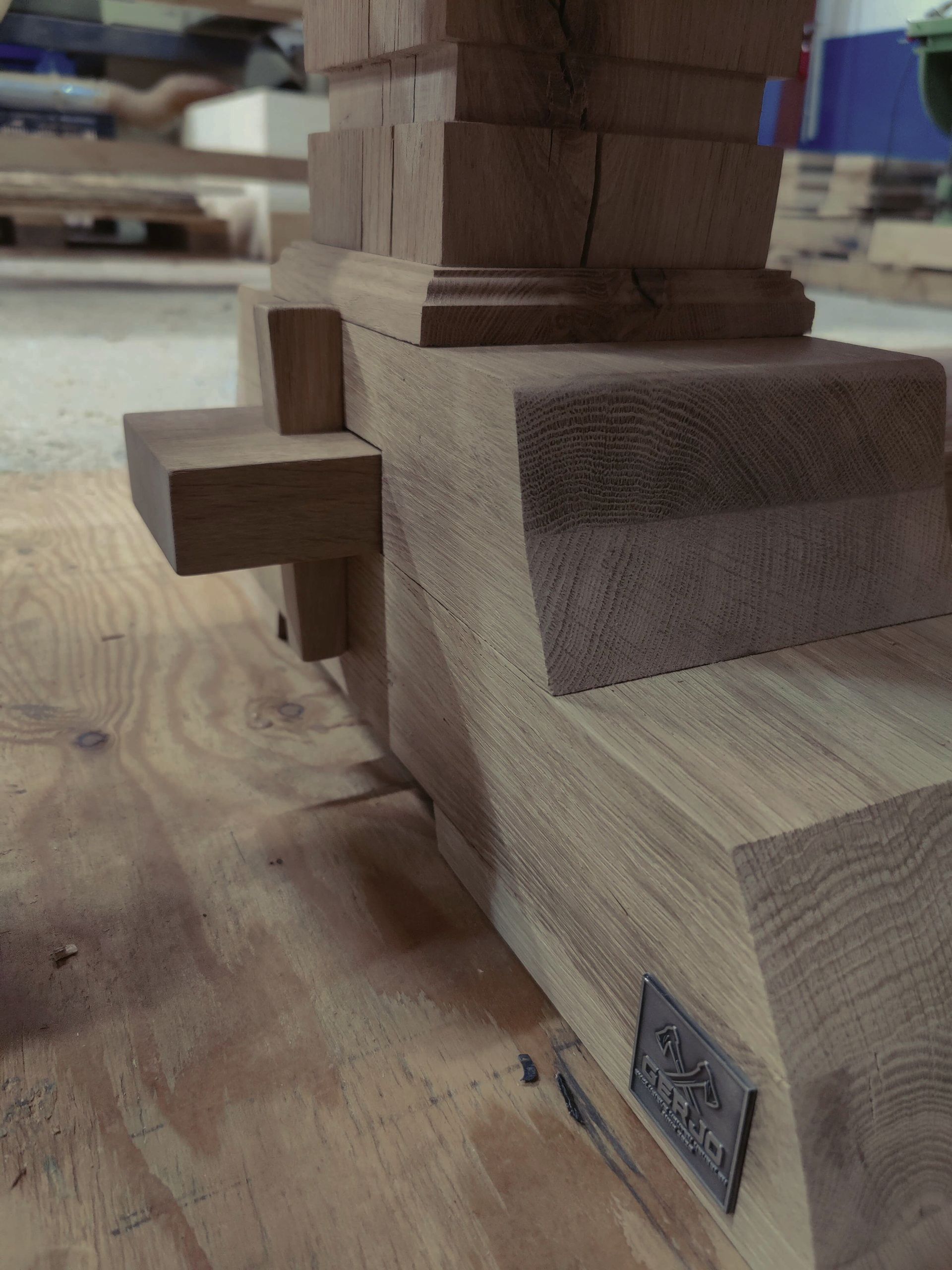 verbinding van een kloostertafel - van den Bijlen - Meubelmakerij