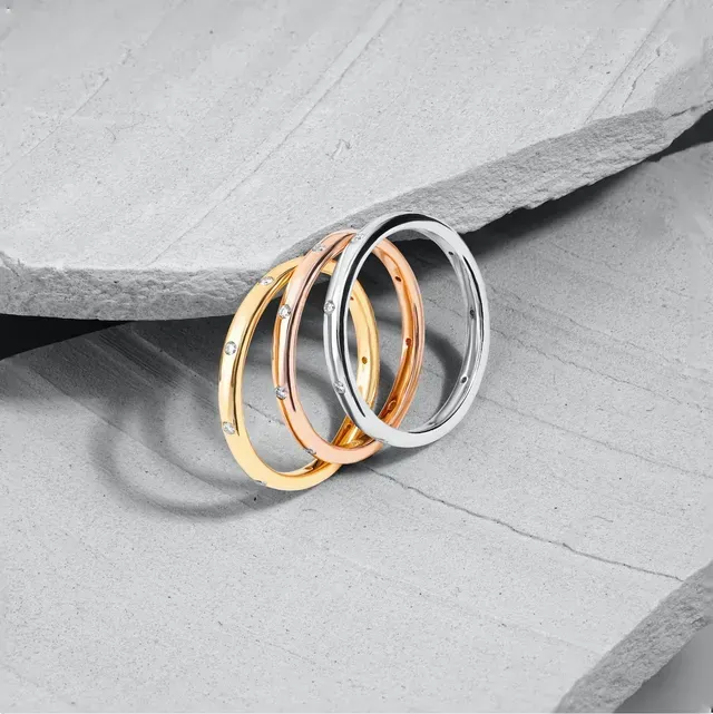 witgoud rosegoud gouden ring kopen in Breda