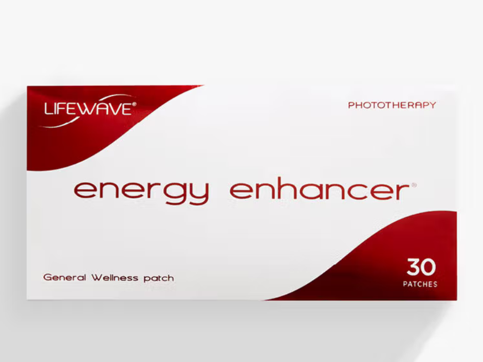 A box of lifewave energy enhancer phototherapy patches.