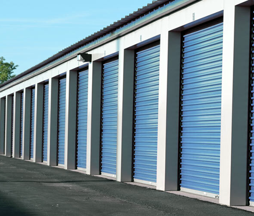 Storage facility doors