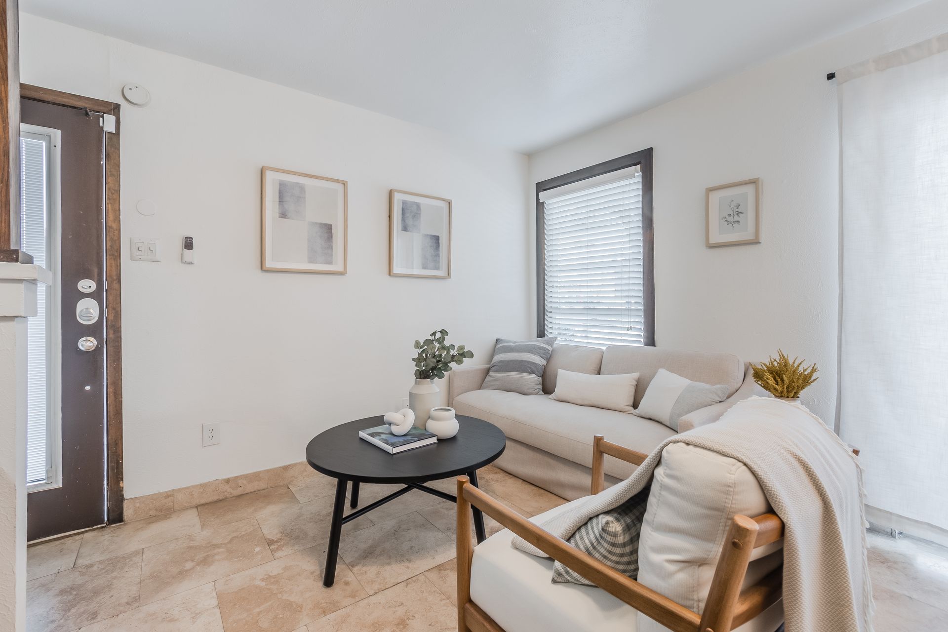 Photo of a living room area