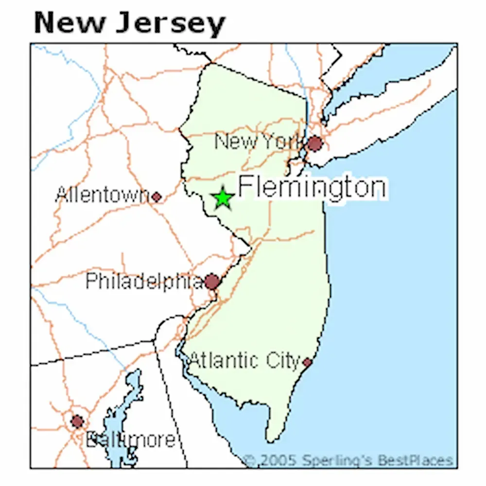 Map highlighting Phillipsburg Town in white with a blue border on a gray background.