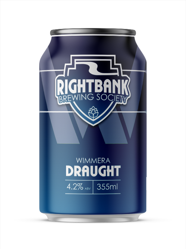 A can of draught from rightbank brewing society
