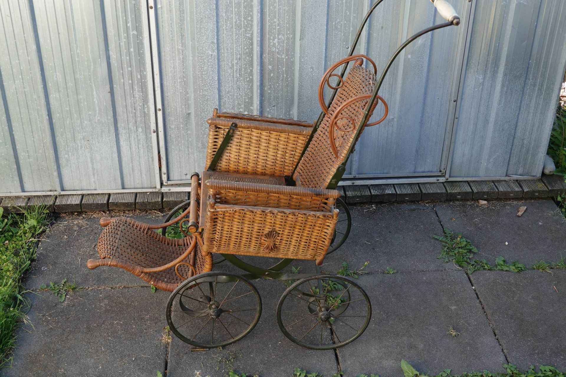 Vintage Wicker Pram