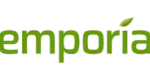 The Emporia company logo in green text with a small leaf icon above the letter 'i'.