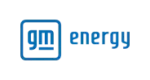 The blue GM Energy logo, featuring a rounded square with lowercase letters and the word "energy" to the right.