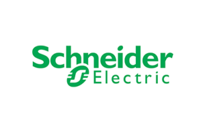 Schneider Electric-logoen i grønt på hvit bakgrunn