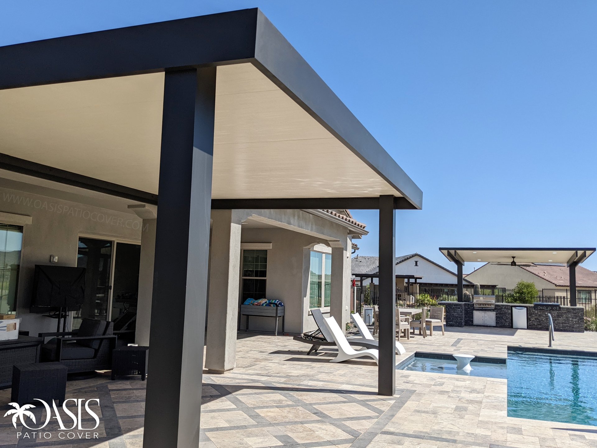 Oasis Patio Cover 4K Aluminum NextGen Shade Structures