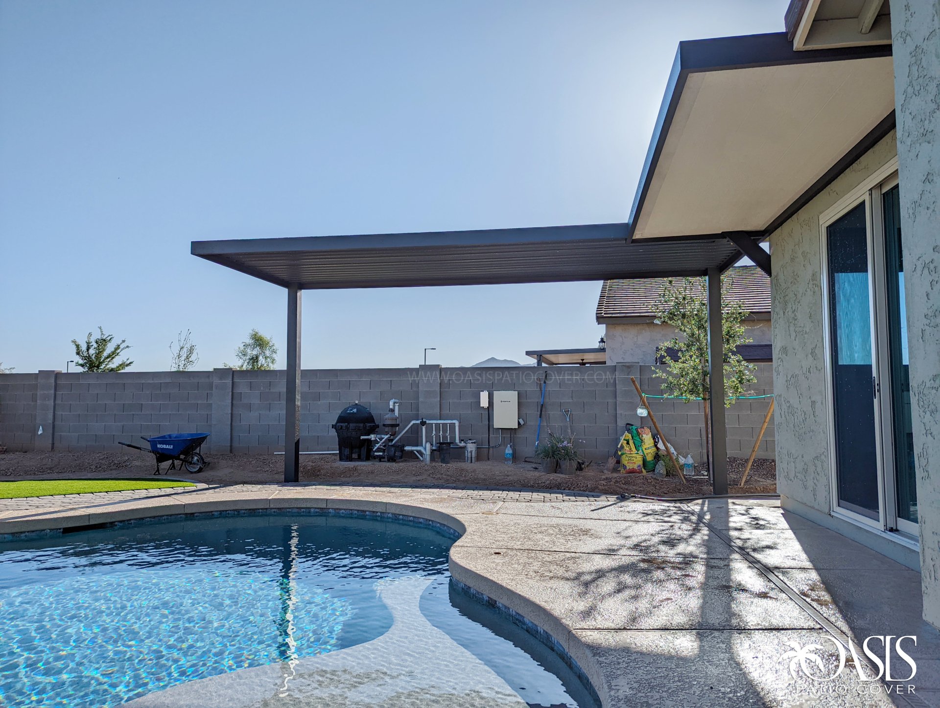 Oasis Patio Cover 4K Aluminum NextGen Shade Structures