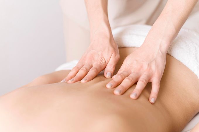 couple enjoying massage