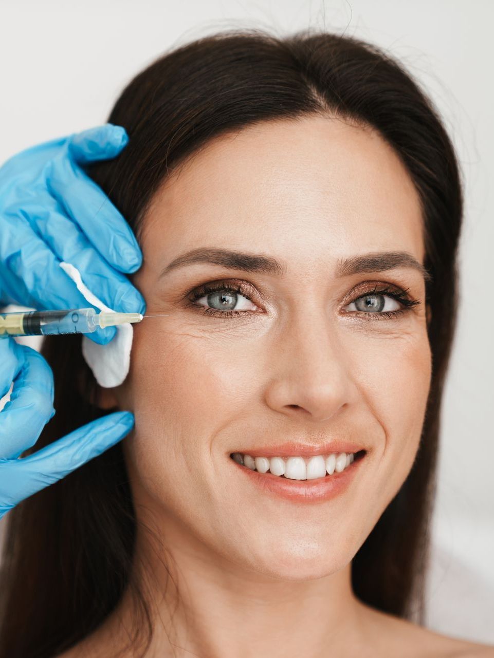 woman getting botox