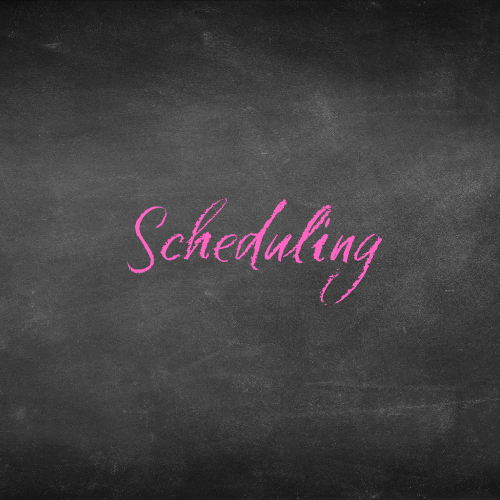 Scheduling