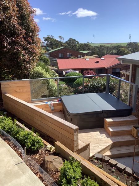 Glass Balustrading — Devonport, TAS — Blue Glass Shower Screens
