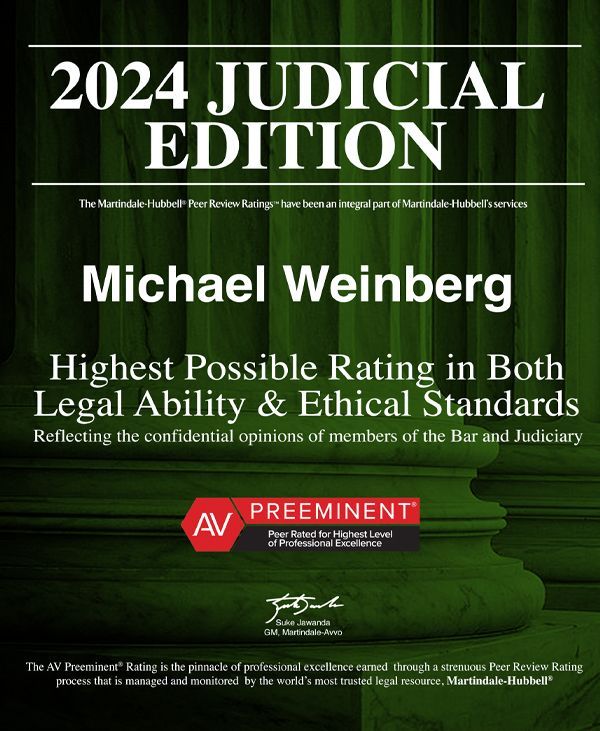 Badge- 2024 AV Preeminent Martindale Hubbell - Judicial Edition