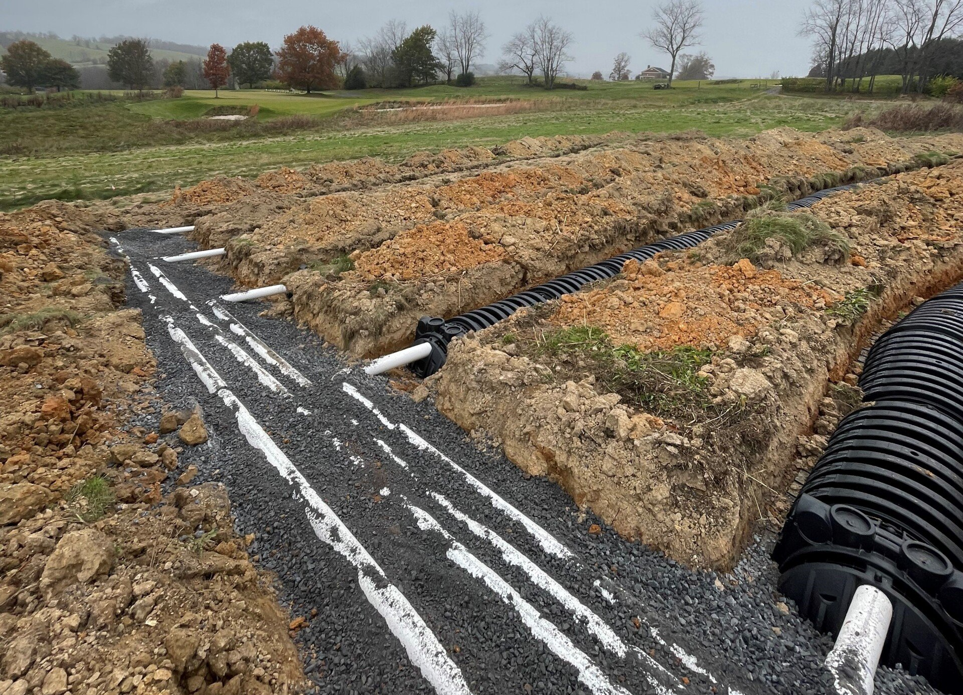 Septic Systems Installation in a Field - Abingdon, VA - Complete Plumbing Septic & Drain Solutions Septic Systems Installation in a Field - Abingdon, VA - Complete Plumbing Septic & Drain Solutions